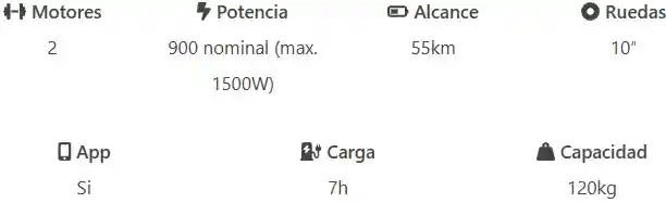 patinetes electricos certificados dgt specs
