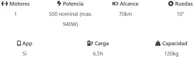 dgt patinetes homologados specs